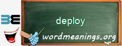 WordMeaning blackboard for deploy